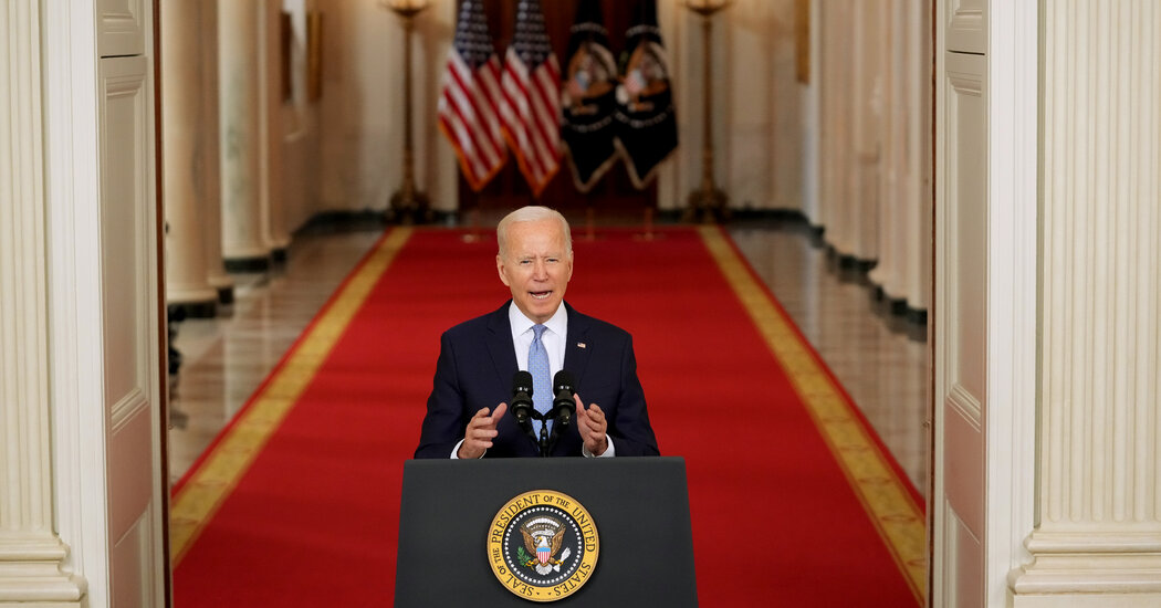 Biden Defends U.S. Withdrawal From Afghanistan