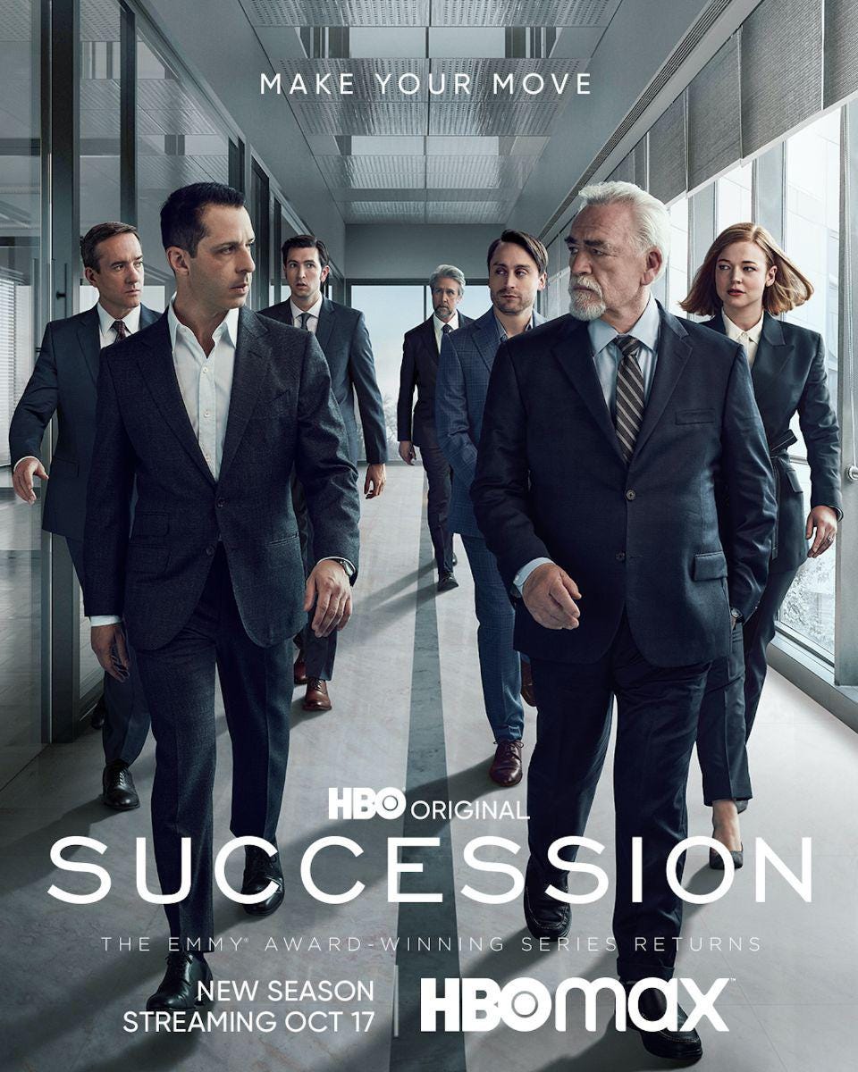 HBO Drama Series Succession Returns October 17