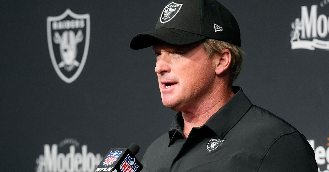 Jon Gruden Resigns After Homophobic and Mysogynistic Comments