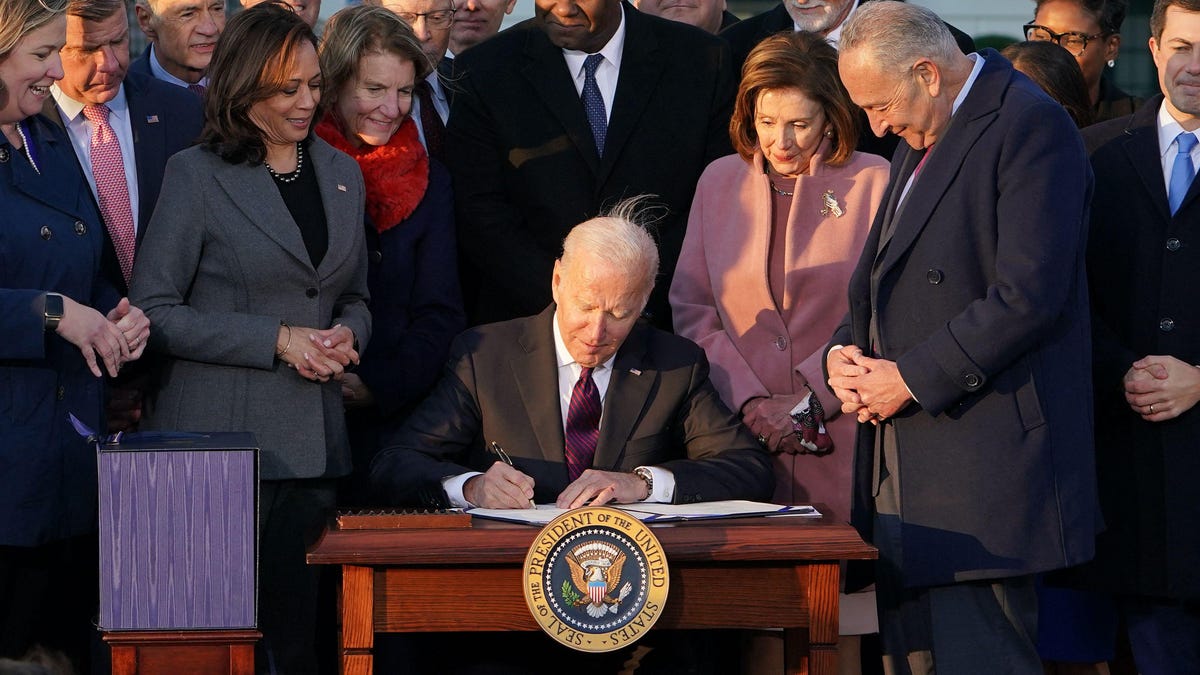 Biden Signs .2 Trillion Infrastructure Bill—Here’s Everything It Will Pay For