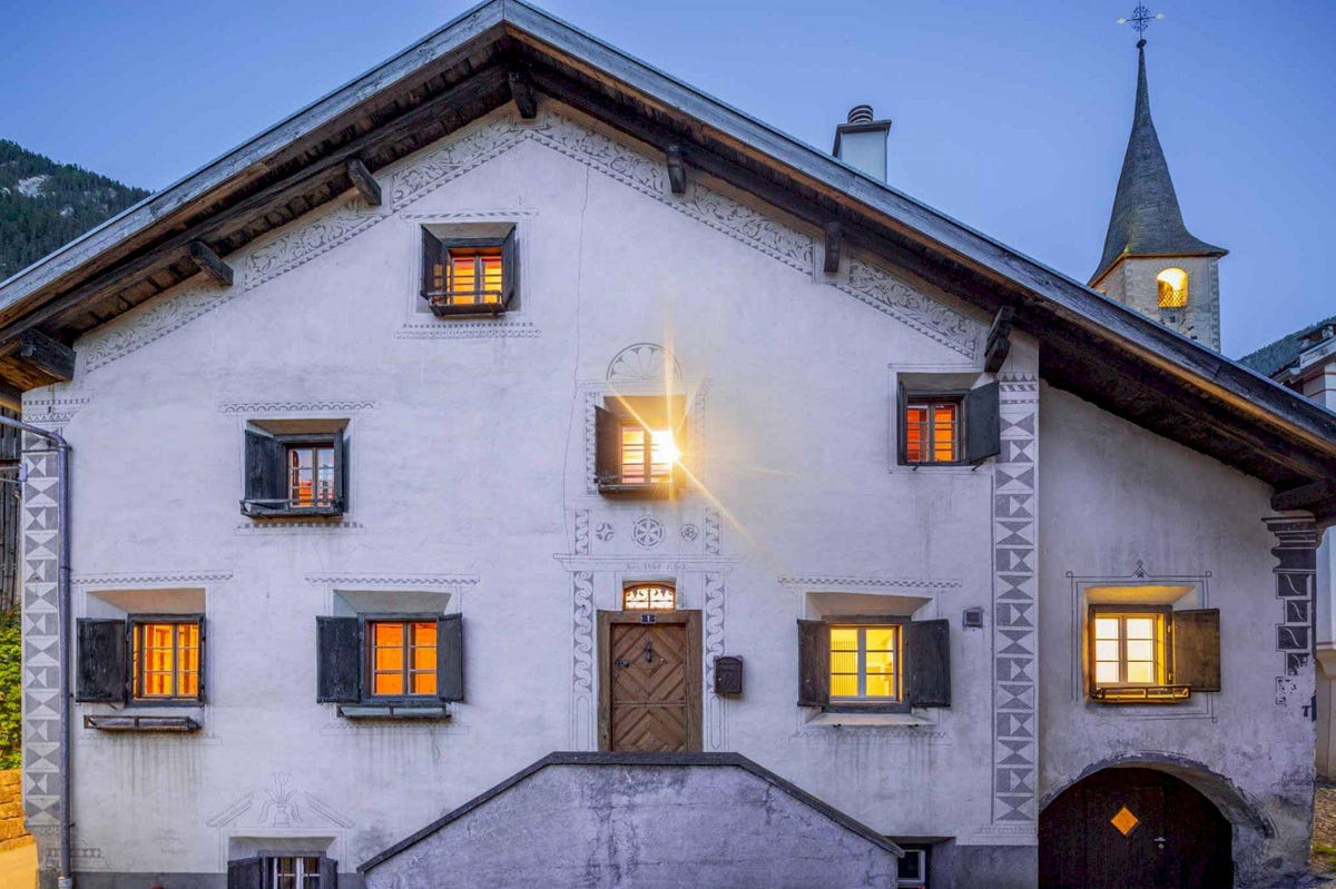 Traditional Engadine House In The Swiss Alps Seeks .8 Million