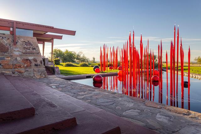 Dale Chihuly And Frank Lloyd Wright In The Desert