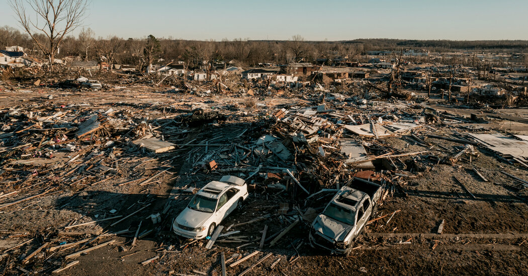 Tornadoes Tear Through South and Midwest, With at Least 70 Dead in Kentucky