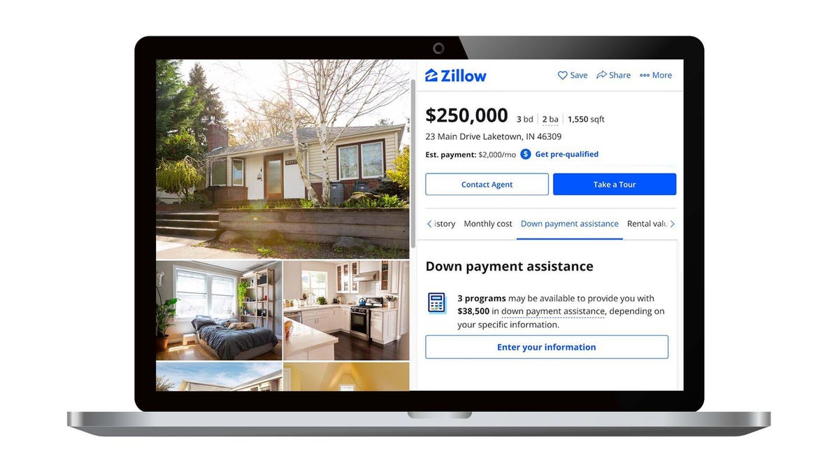 Zillow Adds Down Payment Assistance Information To Listings